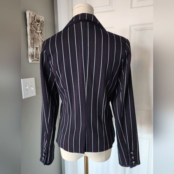 XXI Pinstripe Blazer - Sz Small - Picture 10 of 10